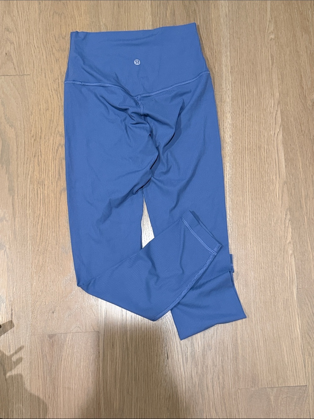 lululemon athletica Ribbed High-Rise Leggings in Periwinkle Blue